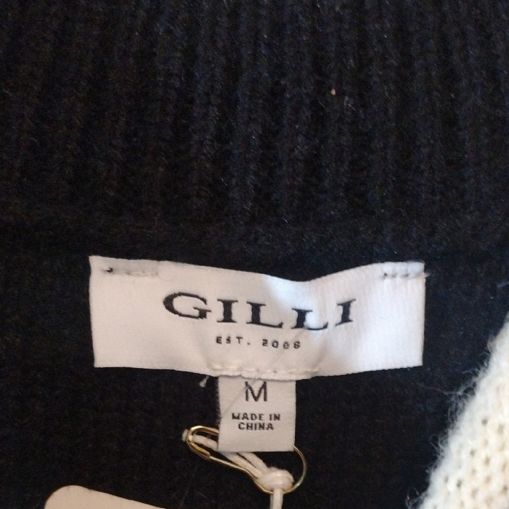 Gilli Black and Cream Mini Dress - Picture 3 of 6